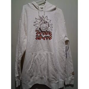 Fortnite Collection by NEFF White Fishstick Graphic‎ Pullover Hoodie Men's XL